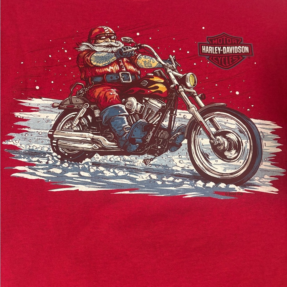 Harley-Davidson Santa Tee